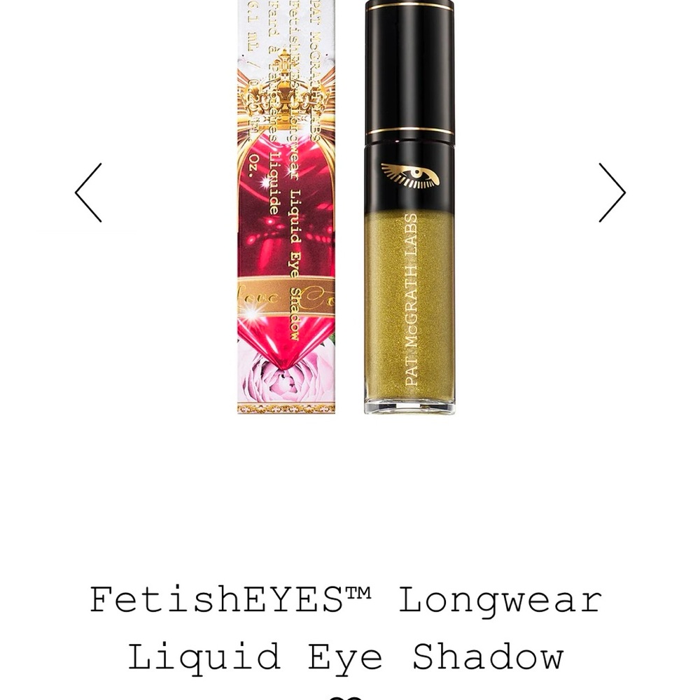 Pat McGrath Labs FetishEYES™ Longwear Liquid Eye Shadow-Cosmic Chartreuse (Gold) - Picture 6 of 7